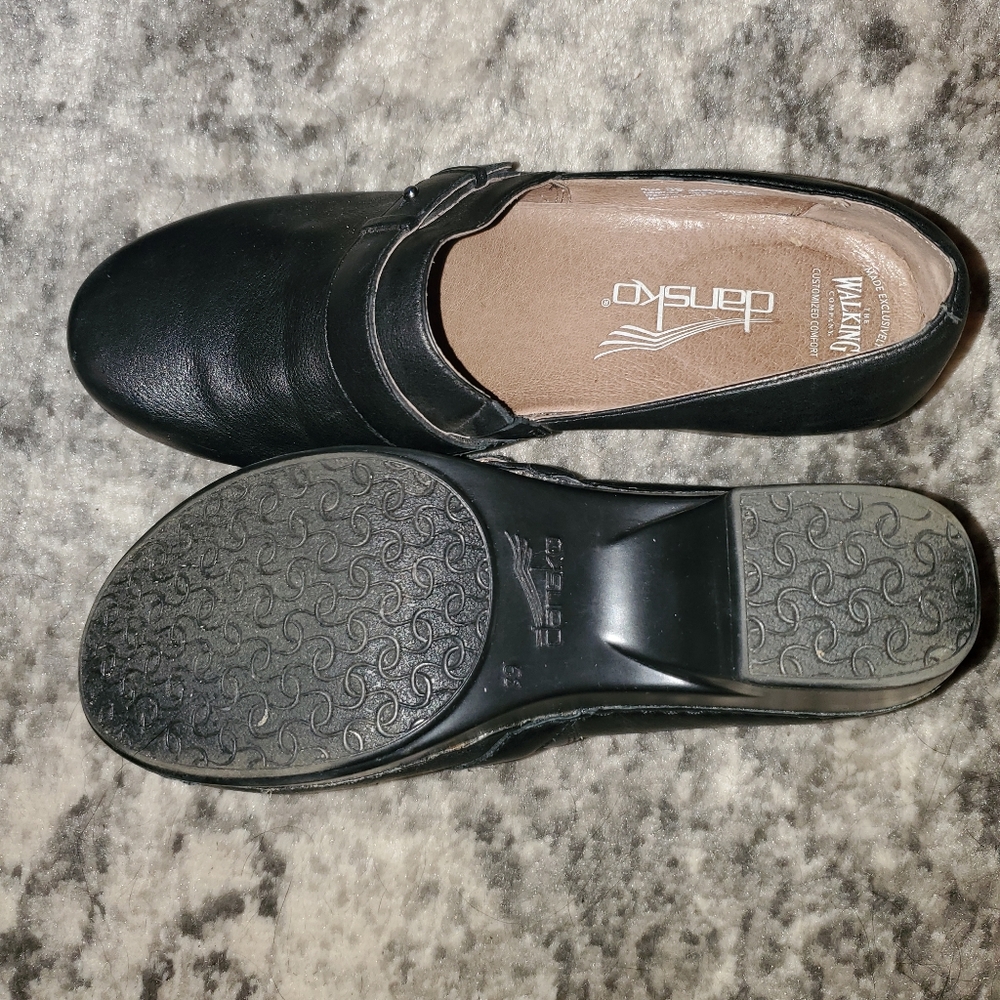 Dansko black leather